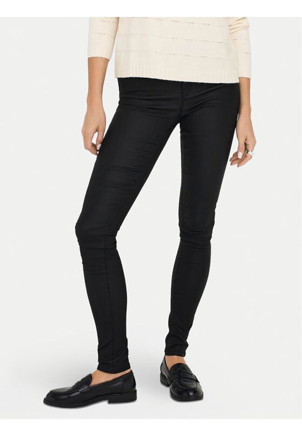 only - ONLY Jeansy Anne 15151791 Czarny Skinny Fit. Kolor: czarny