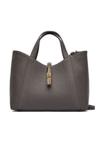 Furla Torebka Goccia Shopper Bag S WB01789 BX3353 KH 4283S Szary. Kolor: szary. Materiał: skórzane