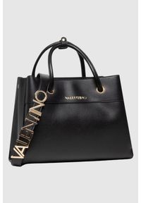 Valentino by Mario Valentino - VALENTINO Duża czarna torebka Alexia. Kolor: czarny. Rozmiar: duże #7