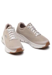 skechers - Skechers Sneakersy Arch Fit 232040/TPE Beżowy. Kolor: beżowy. Materiał: materiał