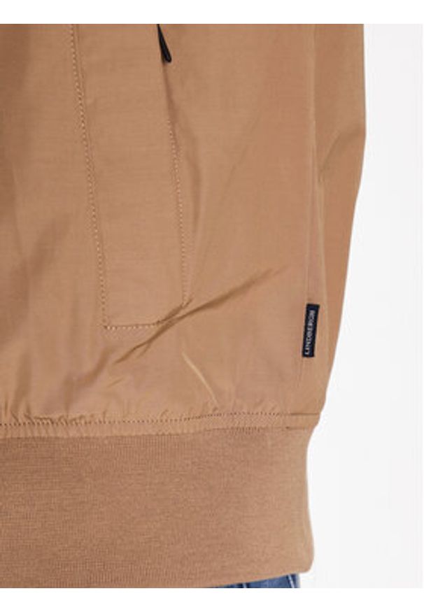 Lindbergh Kurtka bomber 30-321000 Brązowy Regular Fit. Kolor: brązowy. Materiał: bawełna, syntetyk