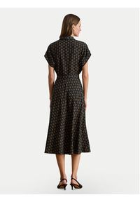 Lauren Ralph Lauren - LAUREN RALPH LAUREN Sukienka koszulowa 200P03557001 Granatowy Regular Fit. Kolor: niebieski. Materiał: syntetyk. Typ sukienki: koszulowe #5