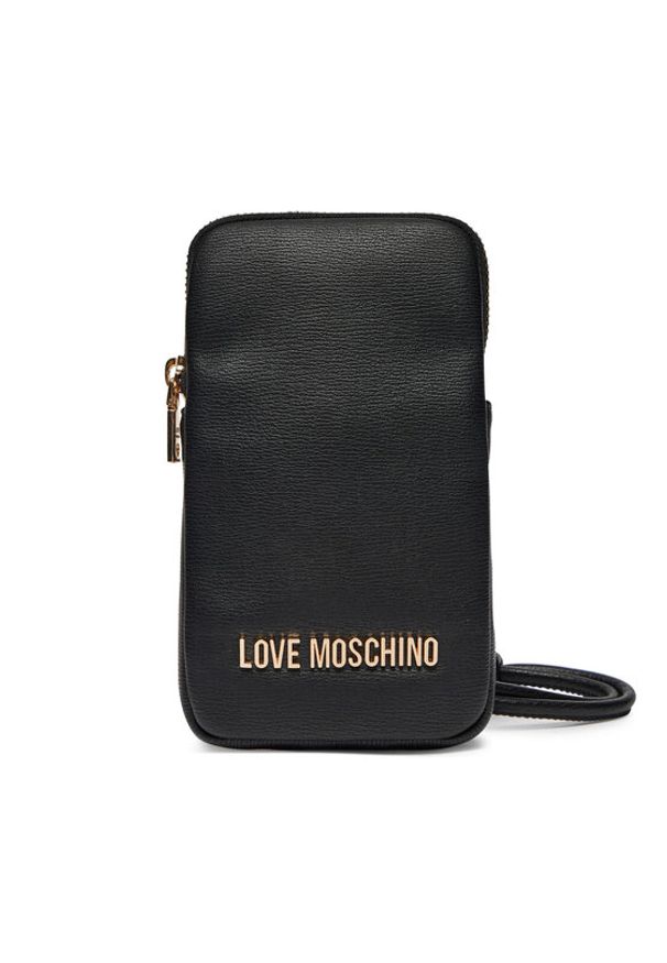 Love Moschino - LOVE MOSCHINO Torebka JC5641PP0LLD0000 Czarny. Kolor: czarny. Materiał: skórzane