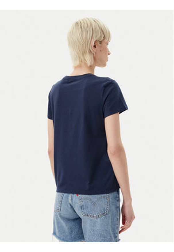 Levi's® T-Shirt A2086-0361 Granatowy Standard Fit. Kolor: niebieski. Materiał: bawełna