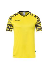 UHLSPORT - Jersey Uhlsport Goal 25. Kolor: czarny, wielokolorowy, żółty. Materiał: jersey