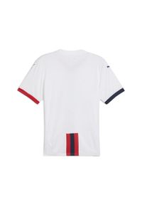 Puma - Męska koszulka wyjazdowa SK Rapid Wiedeń 24/25 PUMA White Red Navy Blue. Kolor: czerwony, niebieski, wielokolorowy, biały. Sport: piłka nożna
