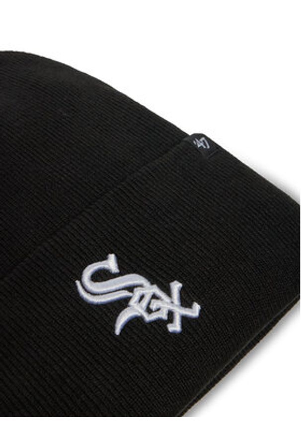 47 Brand Czapka Chicago White Sox B-HYMKR06ACE Czarny. Kolor: czarny. Materiał: akryl, materiał