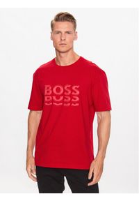 BOSS - Boss T-Shirt 50495876 Czerwony Regular Fit. Kolor: czerwony. Materiał: bawełna #1