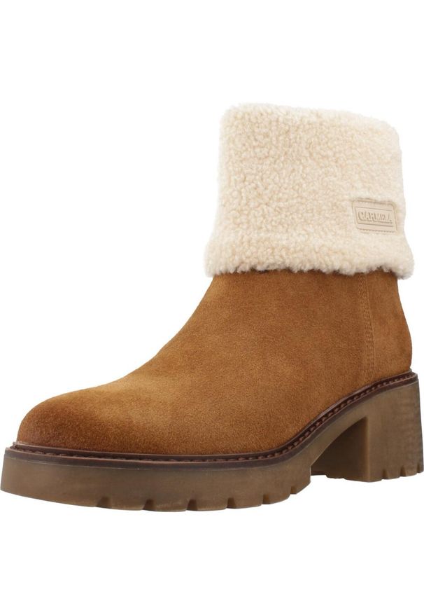 Carmela - CARMELA 162659C Brązowy. Kolor: brązowy. Materiał: tkanina. Styl: sportowy