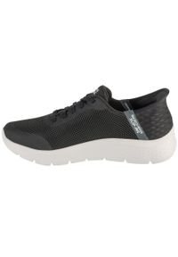 skechers - Buty sportowe Sneakersy męskie, Slip-Ins: Go Walk Flex - Hands Up. Kolor: czarny. Sport: turystyka piesza