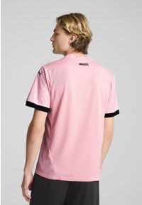 Puma - Męska koszulka domowa Palermo F.C. 24/25 PUMA Team Light Pink Black. Kolor: czarny, różowy, wielokolorowy