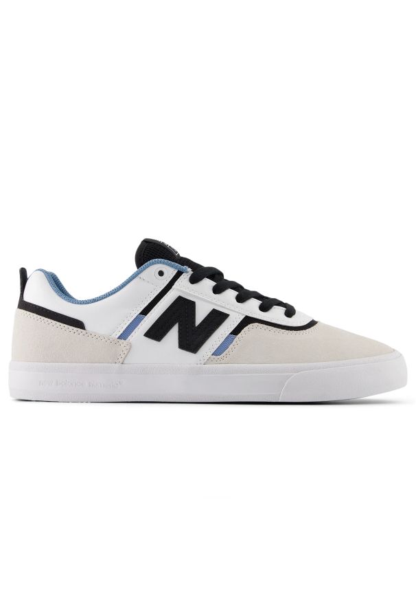 Buty męskie New Balance Numeric NM306NMA – beżowe. Kolor: beżowy. Materiał: zamsz, dresówka, guma. Szerokość cholewki: normalna. Wzór: nadruk