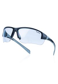 OPC - Okulary ochronne BIKE SAN SALVO Matt Black/Gray Clear + ETUI. Kolor: wielokolorowy, czarny, szary