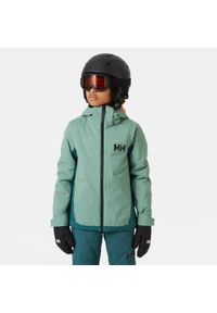 Dziecięca kurtka narciarska Helly Hansen Quest. Kolor: zielony. Sezon: zima. Sport: narciarstwo #1