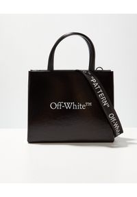 OFF-WHITE - Torebka mini box z logo. Kolor: czarny. Wzór: gładki #3