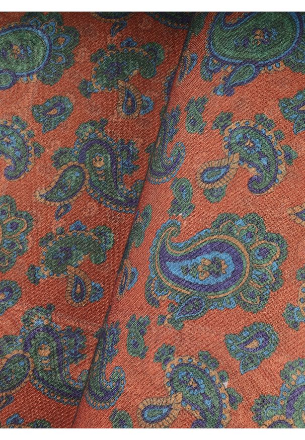 Pako Lorente - PAKO LORENTE - Dwustronna poszetka męska paisley. Materiał: poliester. Wzór: paisley