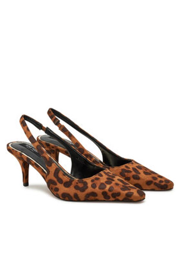 Nine West Sandały WFA3377-1 Beżowy. Kolor: beżowy. Materiał: materiał