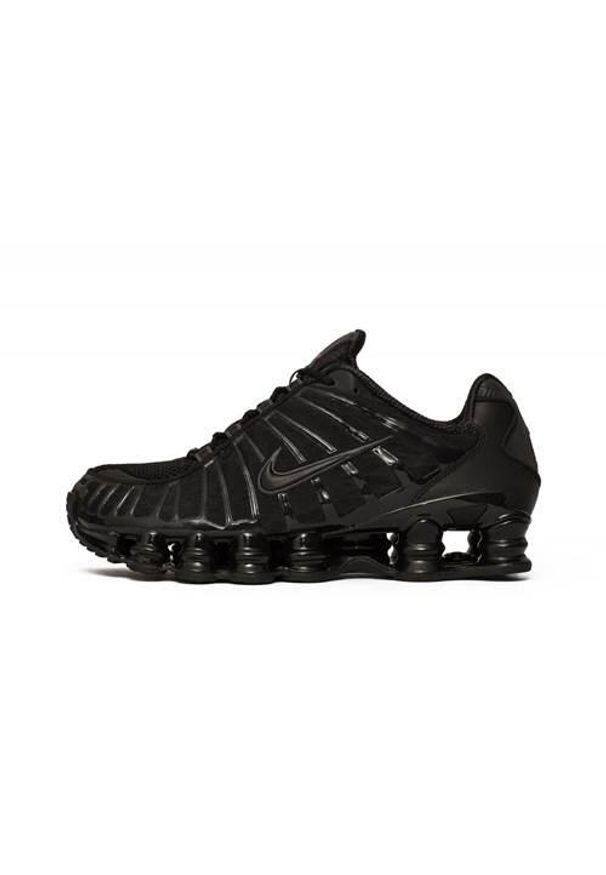 Buty do chodzenia męskie Nike Shox TL. Zapięcie: sznurówki. Kolor: czarny. Materiał: materiał, tkanina, syntetyk. Szerokość cholewki: normalna. Sport: turystyka piesza