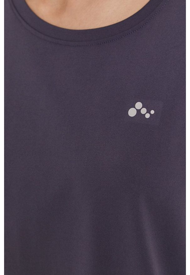 Only Play - T-shirt. Okazja: na co dzień. Kolor: fioletowy. Materiał: dzianina. Styl: casual
