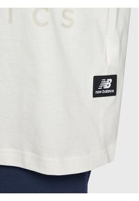 New Balance T-Shirt Unisex Athletics UT23505 Écru Oversize. Materiał: bawełna