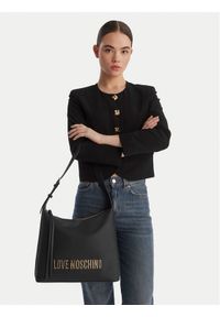 Love Moschino - LOVE MOSCHINO Torebka JC4108PP1OKD0000 Czarny. Kolor: czarny. Materiał: skórzane #1