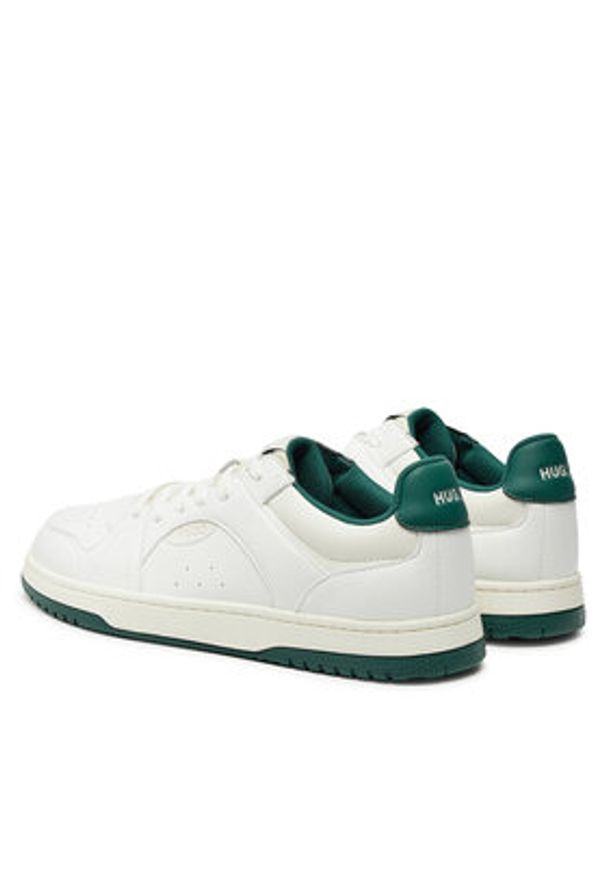 Hugo - HUGO Sneakersy Hadrian Tenn 50529896 Biały. Kolor: biały. Materiał: skóra