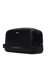 TOMMY HILFIGER - Tommy Hilfiger Kosmetyczka Th Central Washbag AM0AM14485 Czarny. Kolor: czarny. Materiał: skóra #2