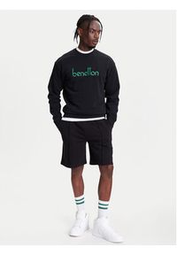 United Colors of Benetton - United Colors Of Benetton Bluza 3FWYU109S Szary Regular Fit. Kolor: szary. Materiał: bawełna #4