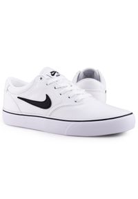 Buty sportowe trampki Nike SB CHRON 2 CNVS. Kolor: czarny, biały, wielokolorowy. Sport: turystyka piesza