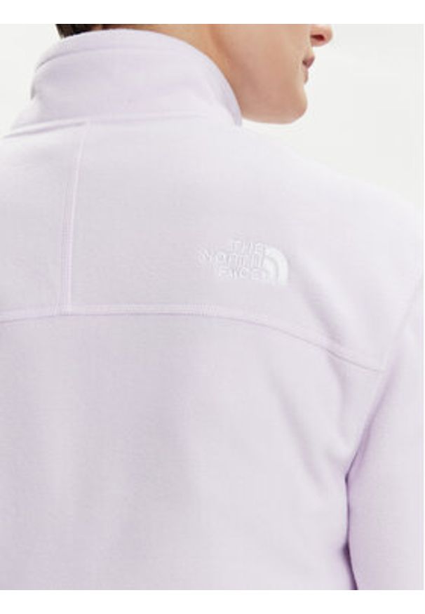 The North Face Polar Glacier NF0A855P Fioletowy Regular Fit. Kolor: fioletowy. Materiał: syntetyk