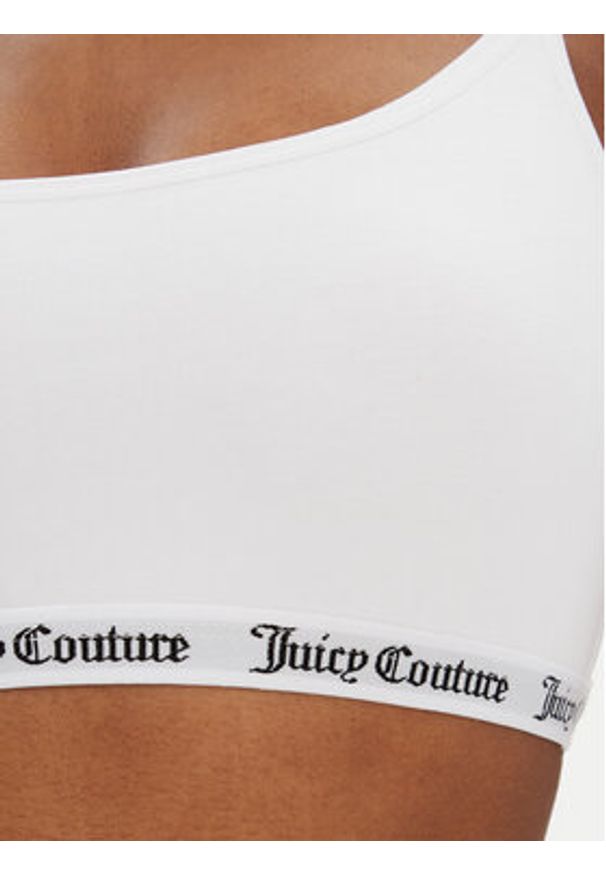 Juicy Couture Biustonosz top Ren JCTBT125972 Biały. Kolor: biały. Materiał: bawełna