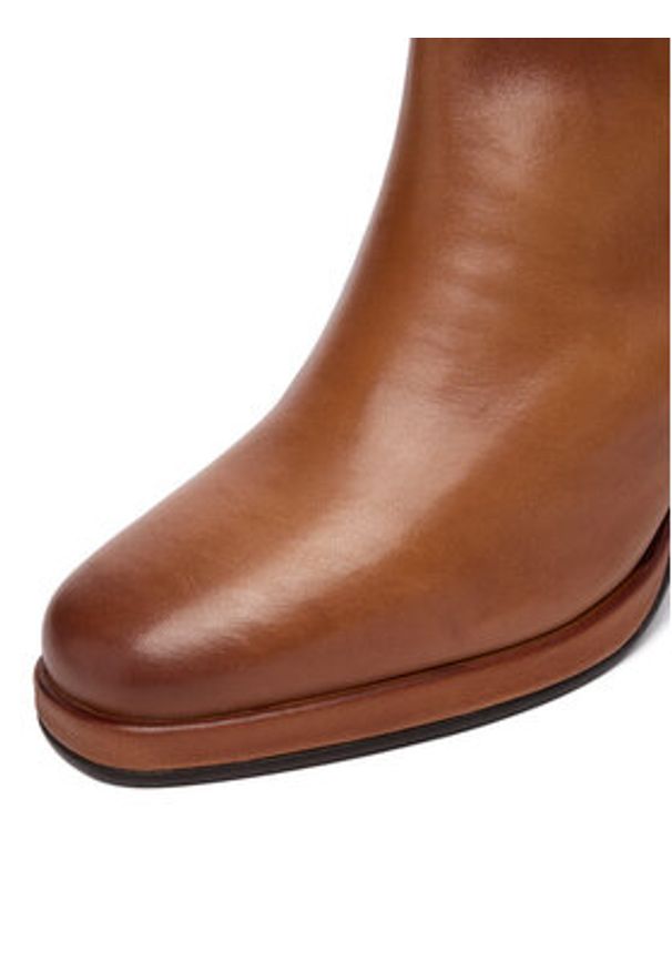 Beverly Hills Polo Club Botki CEO-WI44-LAUREN-01 Brązowy. Kolor: brązowy. Materiał: skóra