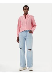 Tommy Jeans Koszula DW0DW20290 Różowy Regular Fit. Kolor: różowy. Materiał: bawełna #3