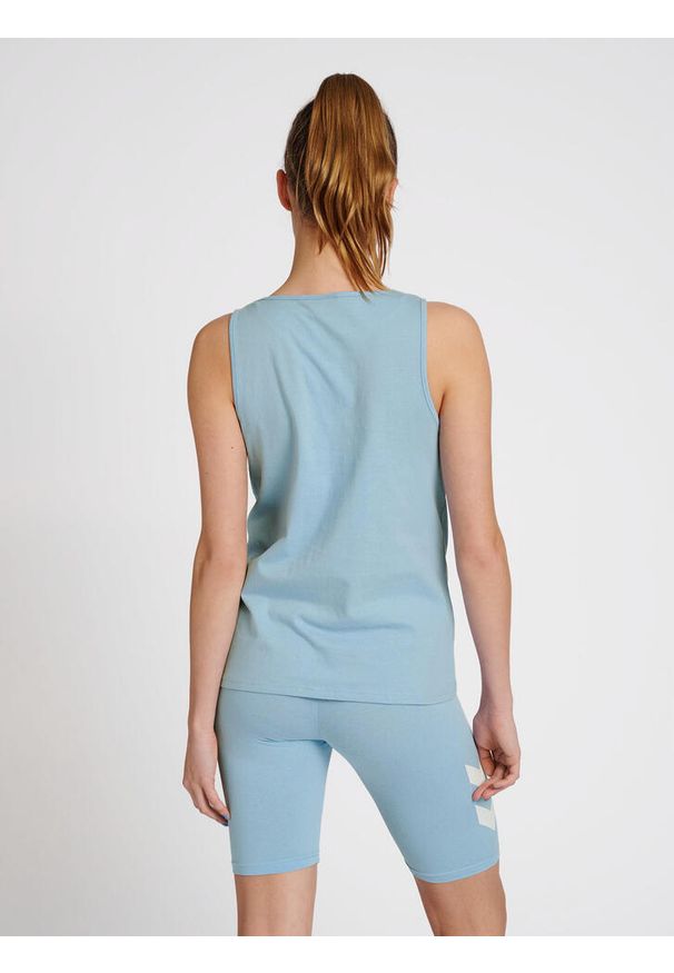 Damski tank top Hummel Legacy. Kolor: niebieski. Sport: fitness