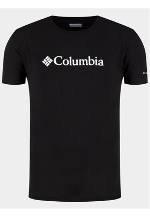 columbia - Columbia T-Shirt CSC Basic Logo EM2180 Czarny Regular Fit. Kolor: czarny. Materiał: bawełna