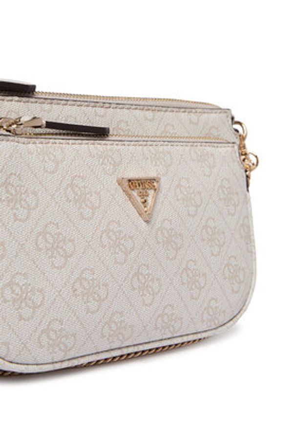 Guess Torebka Noelle II Mini HWBG96 72710 Beżowy. Kolor: beżowy. Materiał: skórzane