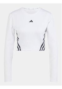 Adidas - adidas Koszulka techniczna AEROREADY Hyperglam IL6971 Biały Tight Fit. Kolor: biały. Materiał: syntetyk #7