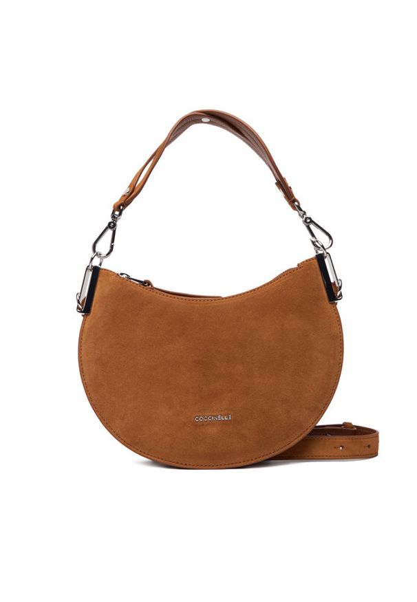 Coccinelle Torebka QKG Coccinellesunup Suede E1 QKG 13 03 01 Brązowy. Kolor: brązowy. Materiał: skórzane, zamszowe