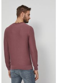 medicine - Medicine - Sweter bawełniany Basic. Okazja: na co dzień. Kolor: różowy. Materiał: bawełna. Długość rękawa: długi rękaw. Długość: długie. Styl: casual #6