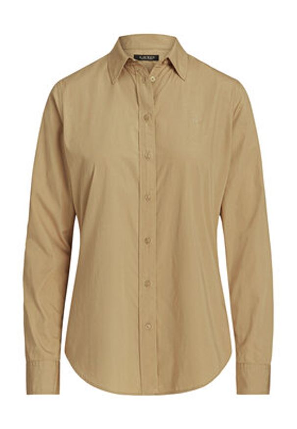 Lauren Ralph Lauren - LAUREN RALPH LAUREN Koszula 200925378002 Beżowy Relaxed Fit. Kolor: beżowy. Materiał: bawełna