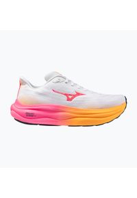 Buty do biegania Mizuno Wave Sky 9. Kolor: pomarańczowy, różowy, biały, wielokolorowy. Model: Mizuno Wave. Sport: bieganie
