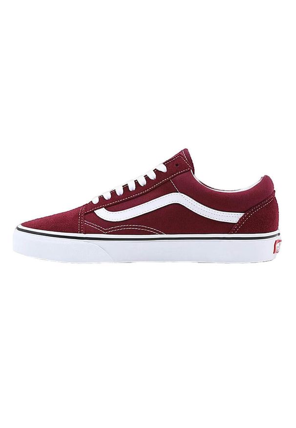 Tenisówki Vans Model Vn0a38g15u71 Kolor Bordeaux. Zapięcie: sznurówki. Kolor: czerwony. Materiał: syntetyk, tkanina, materiał. Szerokość cholewki: normalna. Sport: turystyka piesza
