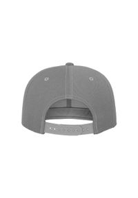 FLEXFIT - Klasyczna Czapka Snapback Dla Dorosłych Unisex. Kolor: szary. Styl: klasyczny