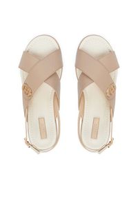 Liu Jo Sandały Flo 03 SA6141 P0102 Beżowy. Kolor: beżowy. Materiał: skóra #6