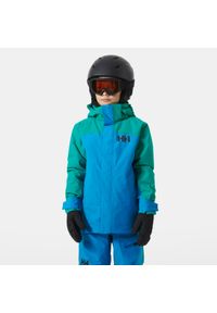 Dziecięca kurtka narciarska Helly Hansen Level. Kolor: niebieski. Sezon: zima. Sport: narciarstwo #1
