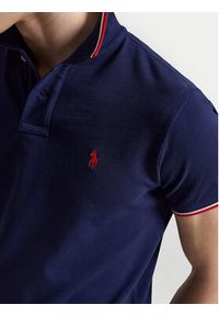 Polo Ralph Lauren Polo 710842621505 Granatowy Regular Fit. Typ kołnierza: polo. Kolor: niebieski. Materiał: bawełna #2