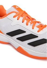 Adidas - adidas Buty do tenisa Courtflash JR4450 Biały. Kolor: biały. Materiał: materiał. Sport: tenis #5