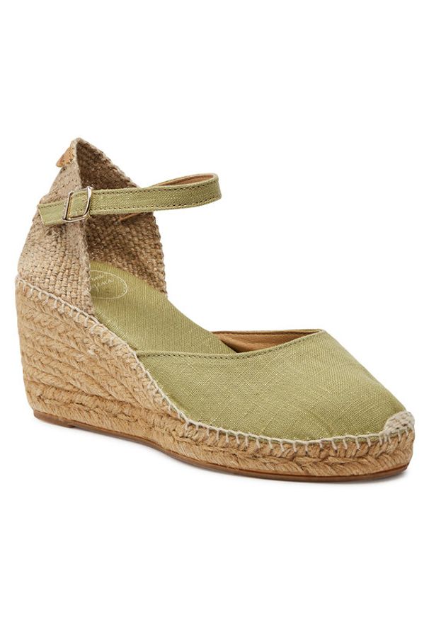 Toni Pons Espadryle Caldes Zielony. Kolor: zielony. Materiał: materiał