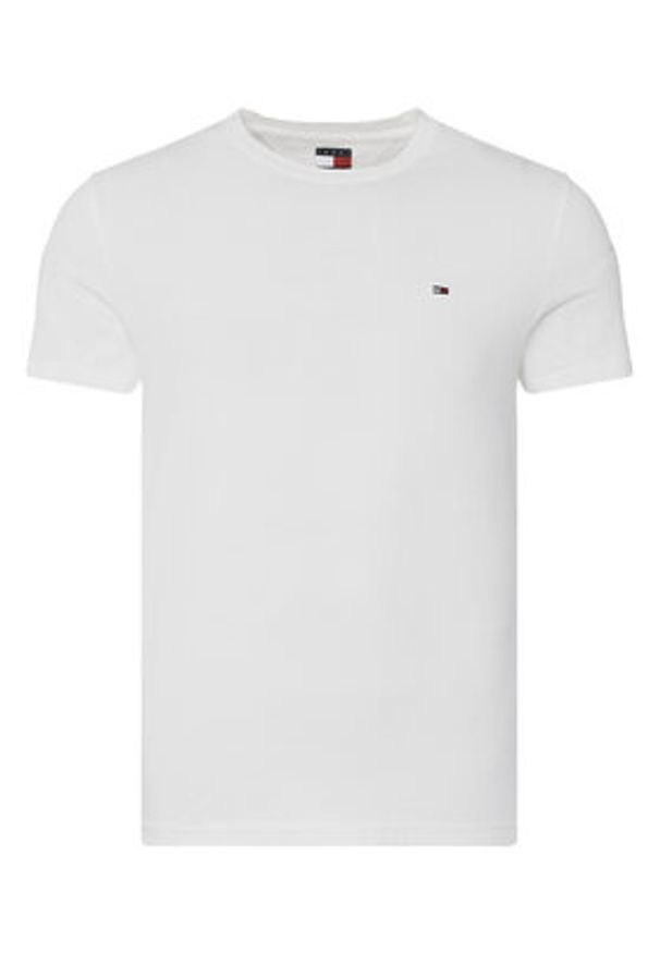 Tommy Jeans Komplet t-shirtów DM0DM20687 Écru Slim Fit. Kolor: kremowy. Materiał: bawełna