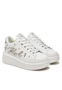 Karl Lagerfeld - KARL LAGERFELD Sneakersy Ankapri KL63525 Biały. Kolor: biały. Materiał: skóra #5